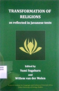 Image of Transformation of religions : as reflected in javanese text